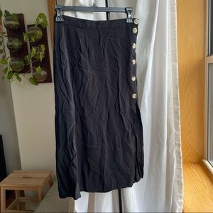 H&M Button Mid Calf Skirt